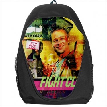 Backpack bag FIght club Tyler Durden the Narrator Edward Norton Brad Pitt