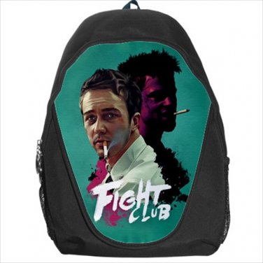 Backpack bag FIght club Tyler Durden the Narrator Edward Norton Brad Pitt