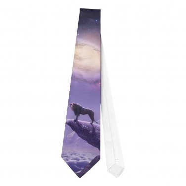 Necktie Tie mountain pic lion