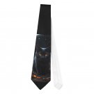 Necktie Tie black cat
