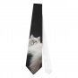 Necktie Tie white cat angora