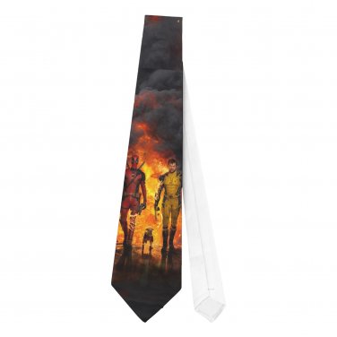 Necktie Tie Deadpool Wolverine