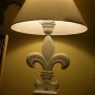 White Wooden lamp