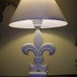 White Wooden lamp