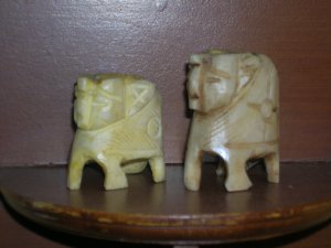 2 hand made Sculptures