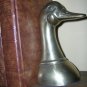 SOLID BRASS DUCK BOOKENDS