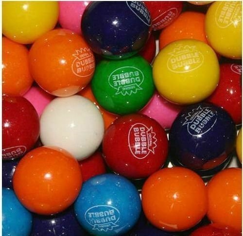 HOT SALE -  Dubble Bubble ASSORTED FLAVORS Gumballs (1" 24mm) Gum Balls