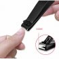 Stainless Steel Nail Clipper With Nail File Fingernail Cutter Toenails Manicure