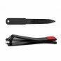 Stainless Steel Nail Clipper With Nail File Fingernail Cutter Toenails Manicure