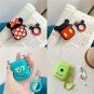 Cute AirPods Silicone Case Protective Cover + KeyChain for Apple AirPod