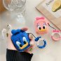 Cute AirPods Silicone Case Protective Cover + KeyChain for Apple AirPod