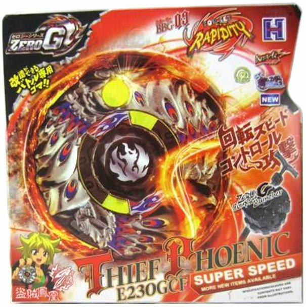 Thief Phoenix NIP Zero-G Shogun Steel Beyblade STARTER w/ Launcher BBG-09 US