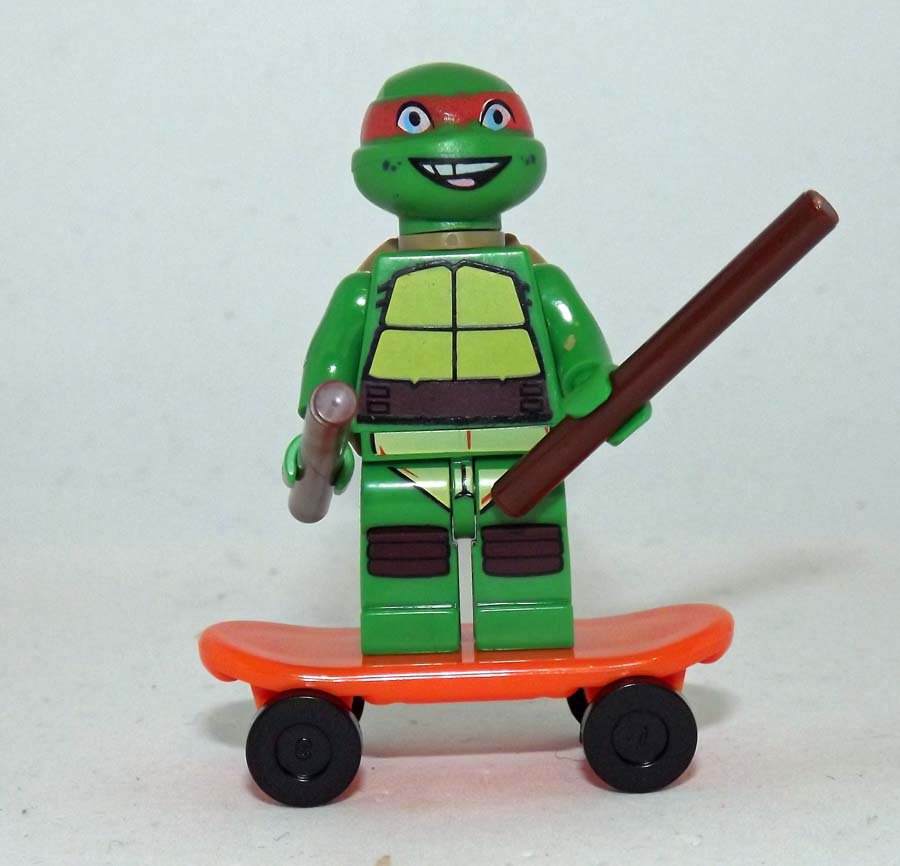 Store Block Michelangelo Teenage Mutant Ninja Turtle Cartoon TMNT Minifigure From US