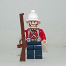 British Zulu War Soldier custom minifigure  Armye Minifigure Toy From US