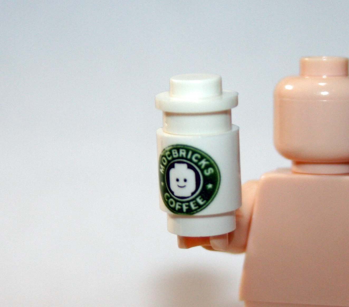 Starbucks Coffee cup Lego Compatible Minifigure Bricks From US