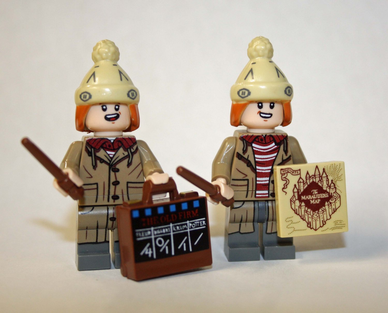 George and Fred Lego Compatible Minifigure Bricks From US