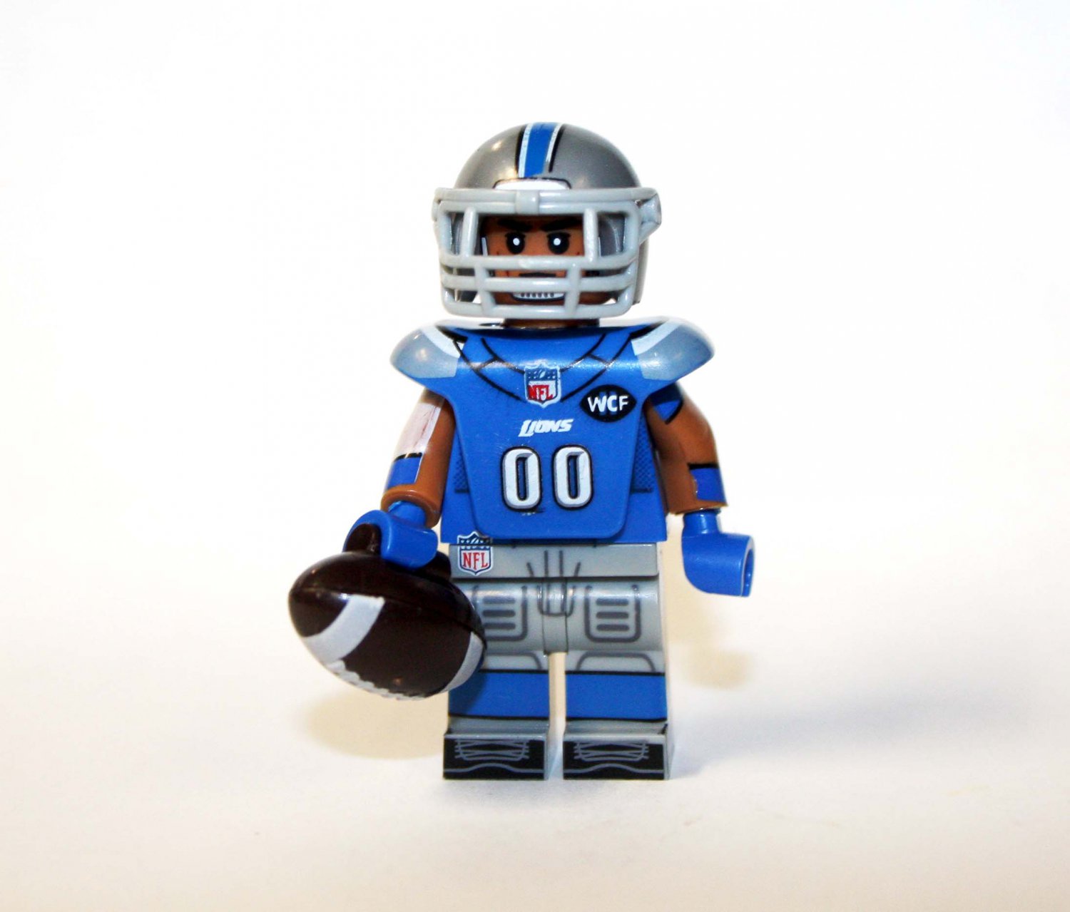 Detroit Lions Football NFL Player Lego Compatible Minifigure Toys