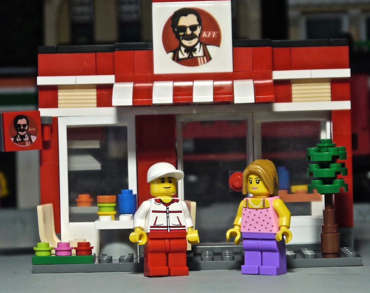 KFC Fast Food restaurant kentucky fried chicken Store City Lego ...