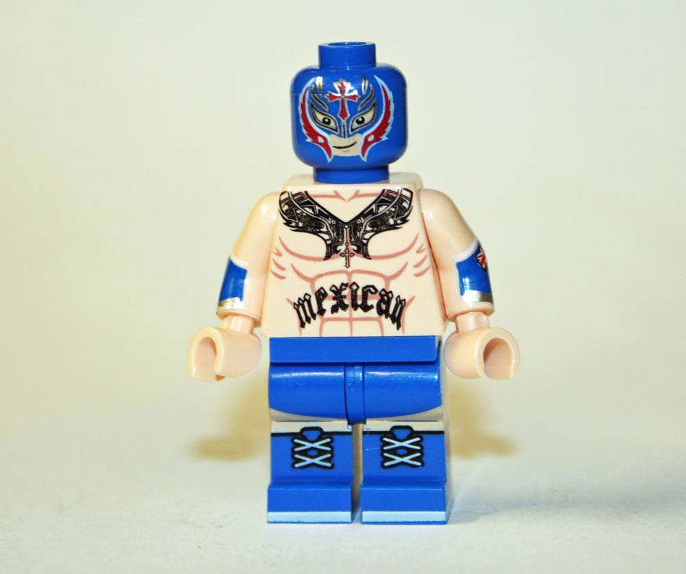 Rey Mysterio WWE Wrestler WWF Lego Compatible Minifigure Toys