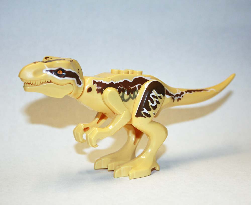 Tyrannosaurus Rex Tan Jurassic World dinosaur Lego Compatible ...