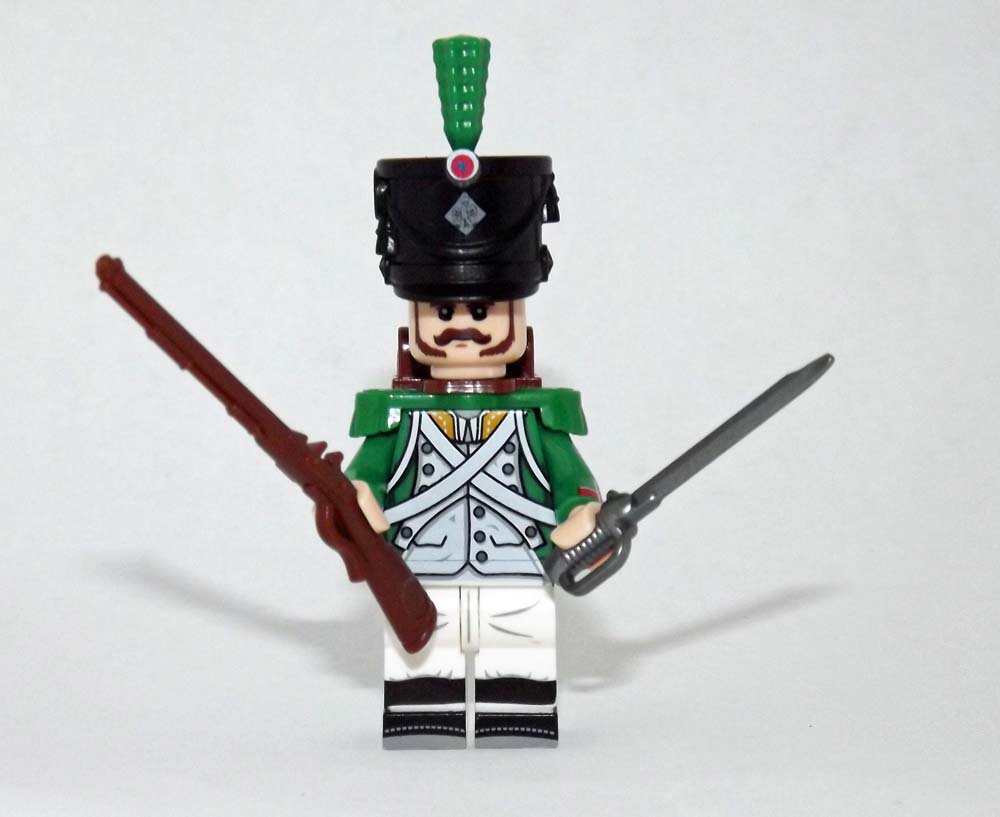 Italian Light Infantry Napoleonic War Waterloo Soldier Lego Compatible ...