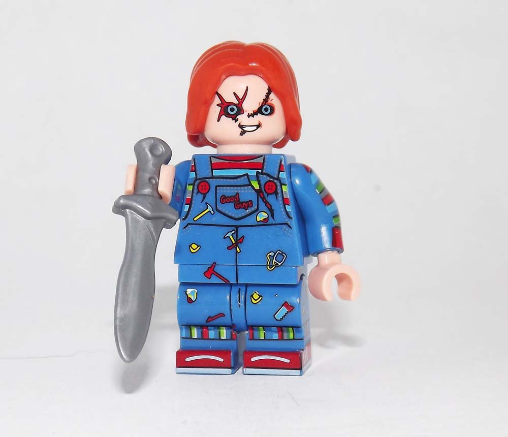 Chucky Child's Play Horror Movie Halloween Lego Compatible Minifigure Toys