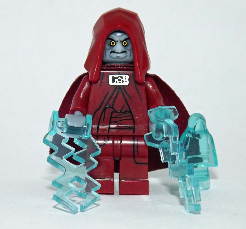 Emperor Palpatine Darth Sidious Sith Star Wars Red Outfit Lego 