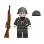 Building Block Italian Carcano Soldier WW2 Army Soldier Minifigure