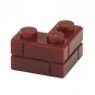 Building Block Red Brick Corner Construction Brick Piece