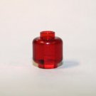 Building Block Red Clear Minifigure Head DIY