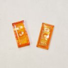 Building Block Clear Orange Gold Bars