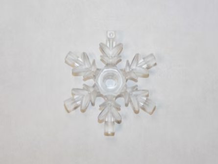 Building Block Clear Ice Snowflake