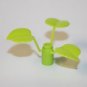 Building Block Light Green Plant 3 Leaves Plant Piece