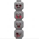 Building Block Zombie Head Set B Minifigure Head DIY