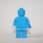 Building Block Light Blue Blank Plain Minifigure