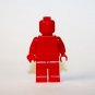 Building Block Red Blank Plain Minifigure
