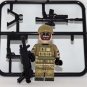 Building Block Special Forces Operator Soldier Minifigure