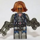 Building Block Clear Transparent Black Widow Minifigure