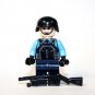 Building Block Police Officer With Riot Shotgun Minifigure