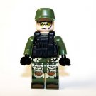 Building Block Modern Army Solider in cap Minifigure