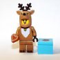 Building Block Reindeer Suit Christmas Minifigure