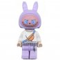 Building Block Labubu Light Purple Cartoon Minifigure
