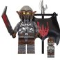 Building Block Uruk-Hai Orc Muzzle Warrior LOTR Lord of the Rings Hobbit Minifigure