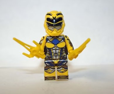 Building Block Yellow Power Rangers Movie Minifigure