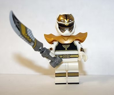 Building Block White Power Rangers Movie Minifigure