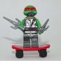 Building Block Raphael with Armor Teenage Mutant Ninja Turtle Cartoon TMNT Minifigure