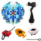 Beyblade B-67 BLUE Xeno Xcalibur -  BLUE Xeno Xcalibur Bey + Random Launcher + Grip