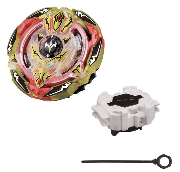 Screw Trident / Spiral Treptune Burst Beyblade B-103 Bey + Launcher