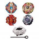 Beyblade Burst 4 Pack Sieg Xcalibur B-92, Screw Trident B-103, Z Achilles B-132 04,