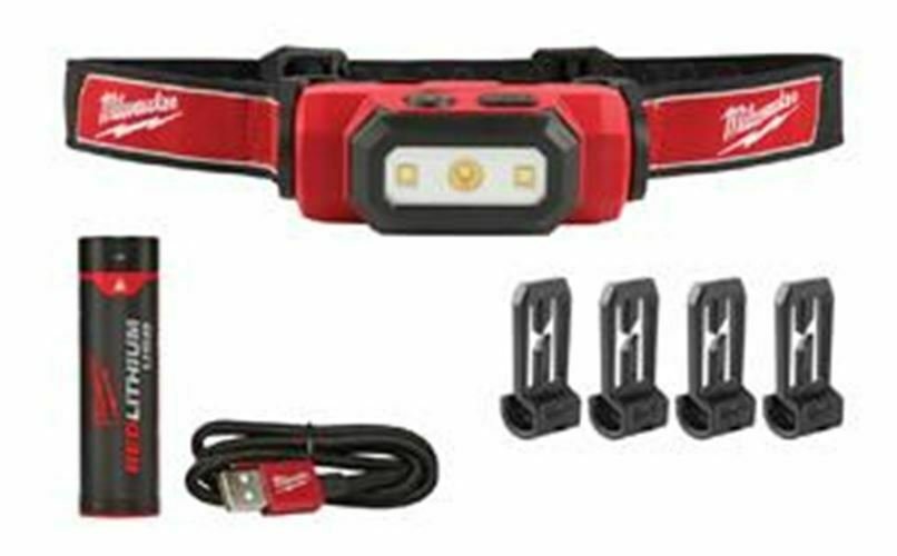 MILWAUKEE 475 Lumen USB RechargeableHard Hat Headlamp MWK2111-21